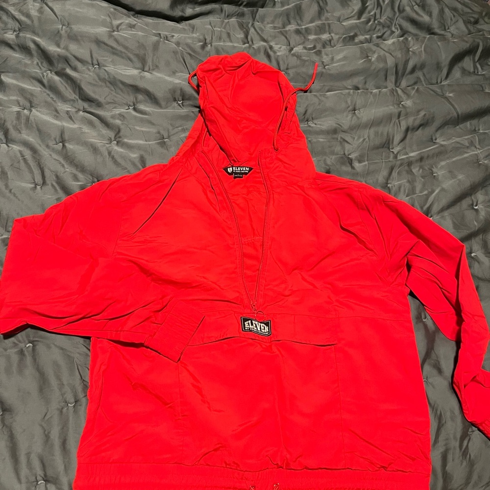 EleVen by Venus Williams Red Half-Zip Jacket